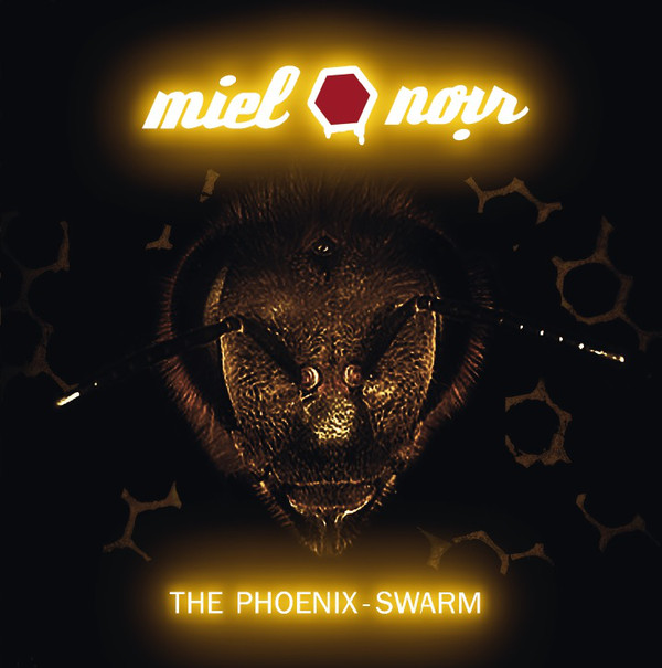 Review. MIEL NOIR. The Phoenix-Swarm (2019). Suddenly mountains Appearing, disappearing Lightning silhouettes