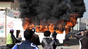 Protestas Egipto Port Saido uoste sausio 26-ąją
