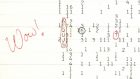 The Wow! signal was a strong narrowband radio signal detected by Jerry R. Ehman on August 15, 1977, while he was working on a SETI project at the Big Ear radio telescope of Ohio State University, then located at Ohio Wesleyan University's Perkins Observatory in Delaware, Ohio.