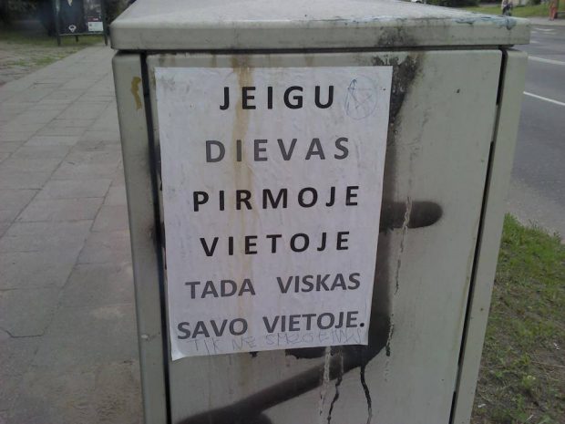 Grafitis Lietuvoje. Feisbuko nuotr.