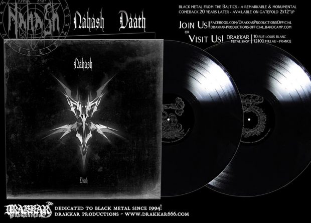 Review. NAHASH – DAATH (Drakkar Productions, 2016). Gnostic black metal for intellectual meditation