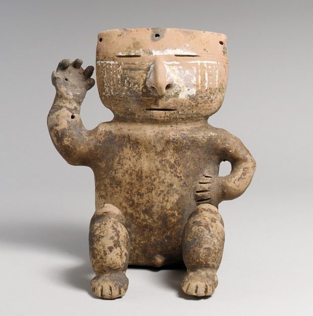Seated figure, 13-15th century, Metropolitan Museum of Art, NYC.