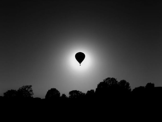 https://www.wallpaperflare.com/vehicles-hot-air-balloon-black-and-white-wallpaper-belax