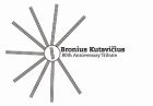 Kompozitoriaus Broniaus Kutavičiaus jubiliejinių renginių logotipas. Šaltinis - Lietuvos kompozitorių sąjunga.