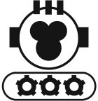 "Monkey Tank" logotipas. Autorė - Virginija Jatkauskaitė.