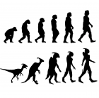 Evoliucija karikatūristo akimis. http://fc05.deviantart.net/fs71/f/2011/328/8/0/evolution_by_alcarie-d4h5ddf.png