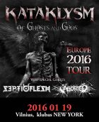 Žiemą Lietuvoje lankysis „Kataklysm“, „Septicflesh“ ir „Aborted“ metalo karavanas (video)