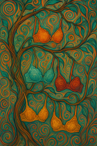 Bras should be hanged on the branches